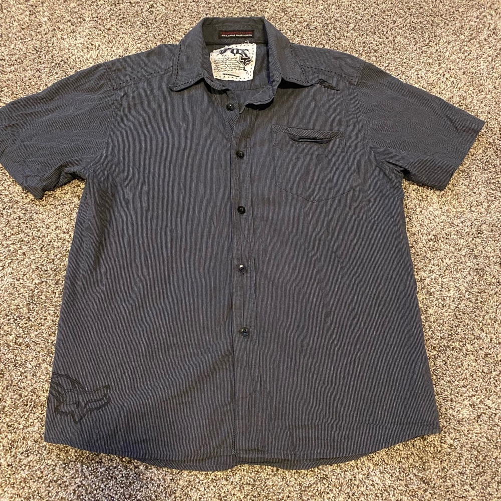 Fox Boys Sz L Button Up Top